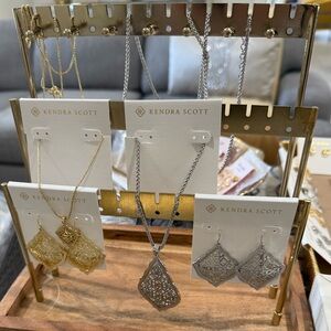 Kendra Scott 
Earrings and Necklace set